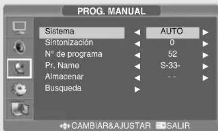 SALORA LCD2037TNDVX - Memoración manual de canales - 1