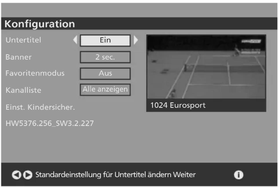 SALORA LCD2037TNDVX - Konfiguration - 1