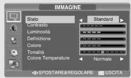 SALORA LCD2037TNDVX - Selezione dello stato imagine - 1