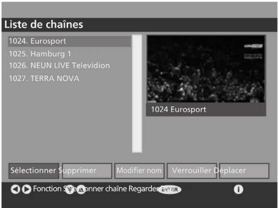 SALORA LCD2037TNDVX - Pour afficher la liste des chaînes - 1
