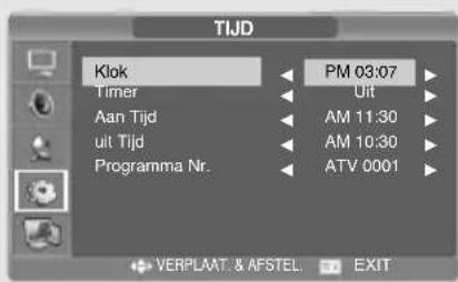 SALORA LCD2037TNDVX - Instellen van de klok - 1