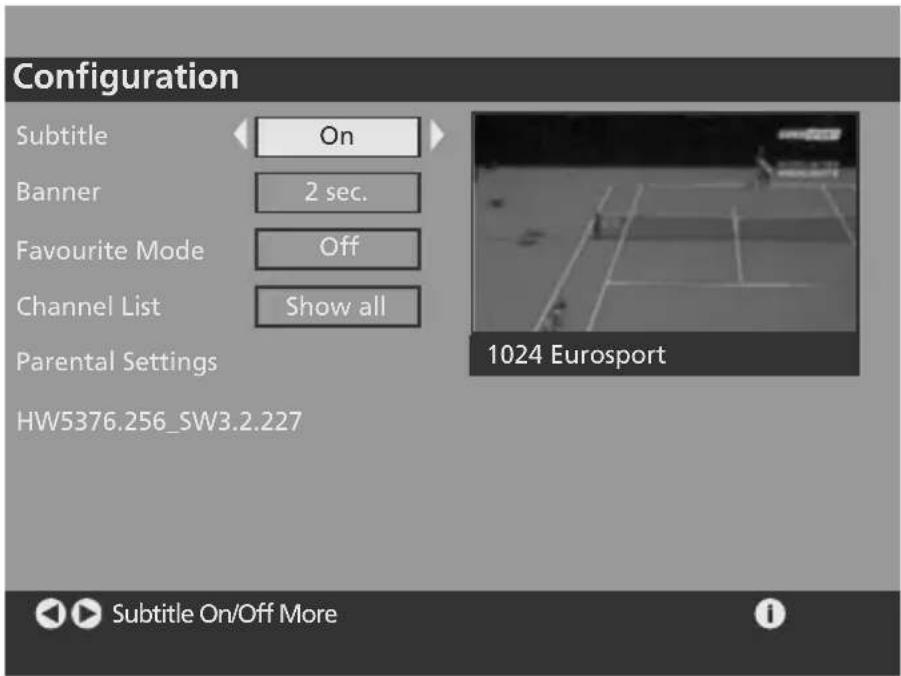 SALORA LCD2037TNDVX - Configuration - 1