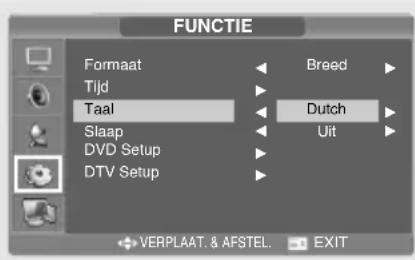 SALORA LCD2037TNDVX - Kiezen van de taal voor het menu - 1