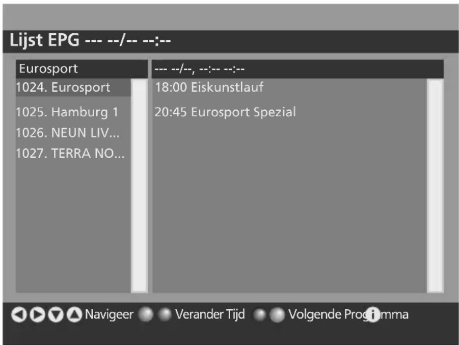SALORA LCD2037TNDVX - Lijst EPG - 1
