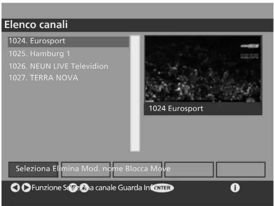 SALORA LCD2037TNDVX - Per visualizzare l'elenco canali - 1