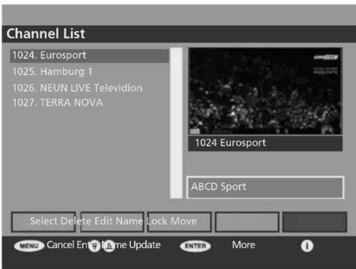 SALORA LCD2037TNDVX - To Move a channel - 1