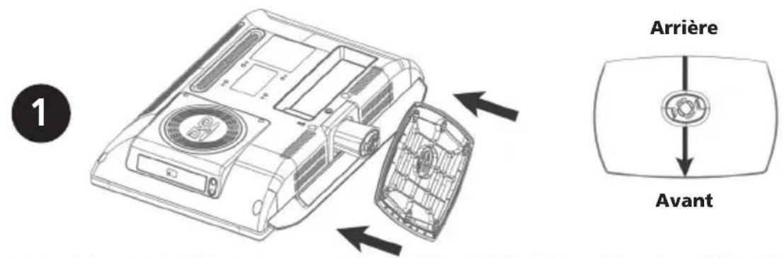 SALORA LCD2037TNDVX - Installation du pied - 1