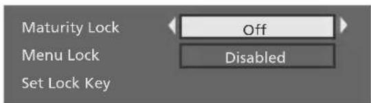 SALORA LCD2037TNDVX - Parental Settings - 1