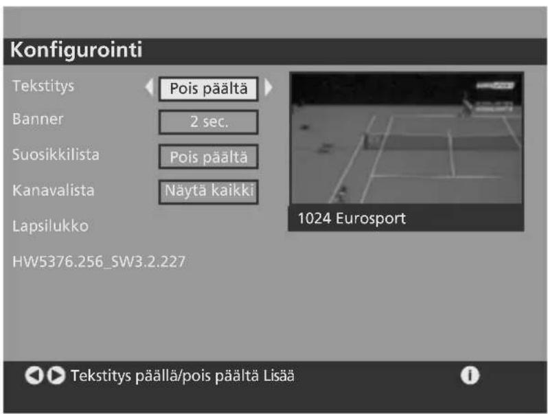 SALORA LCD2037TNDVX - Asetukset - 1