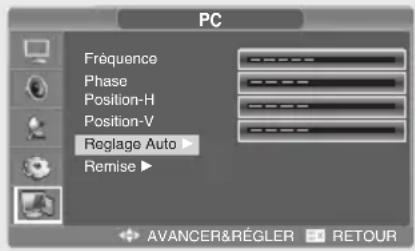 SALORA LCD2037TNDVX - Réglage du menu PC - 1