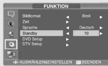 SALORA LCD2037TNDVX - Einstellen des Sleep-Timers - 1