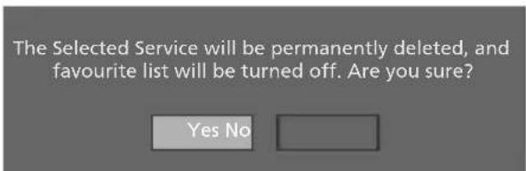 SALORA LCD2037TNDVX - To Delete a Channel - 1