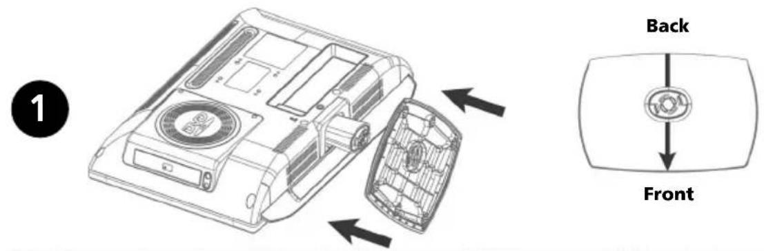 SALORA LCD2037TNDVX - Installing the Stand - 1