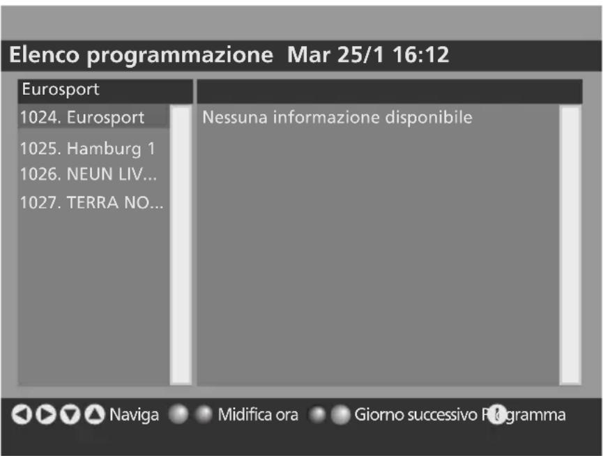 SALORA LCD2037TNDVX - Elenco programmazione - 1