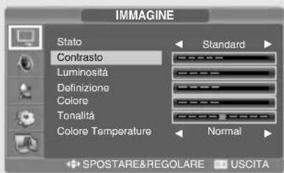 SALORA LCD2037TNDVX - Regolazione dell'impostazione dell'immagine - 1