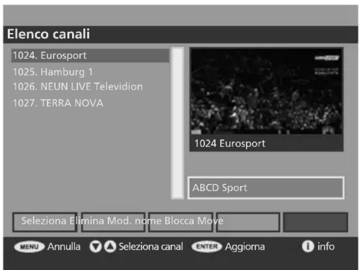 SALORA LCD2037TNDVX - Per spostare un canale - 1