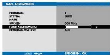SALORA LCD2636 - TV-FUNKTIONEN (MENUS) - 1