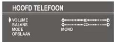 DUAL DTV 21504 - Het geluidsvolume van de hoofdtelefoon instellen - 1