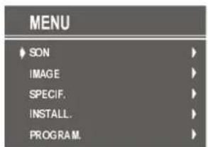 DUAL DTV 21504 - Système de menus - 1