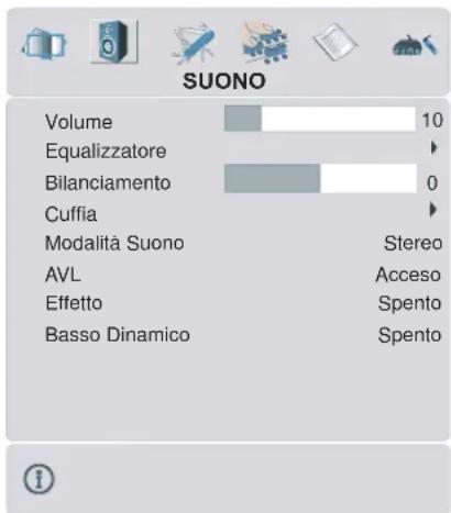 DUAL DTFT 371 - Menu suono - 1