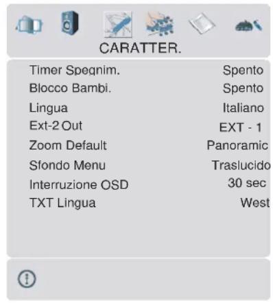 DUAL DTFT 371 - Menu funzione - 1