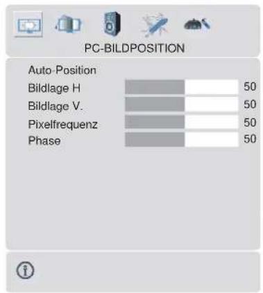 DUAL DTFT 322 - PC-Bildpositionsmenu - 1