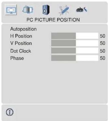 DUAL DTFT 322 - PC Picture Position Menu - 1