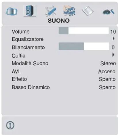 DUAL DTFT 322 - Menu suono - 1