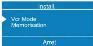 DUAL DTFT 272 - Le menu Installation en mode AV est comme il suit. - 1