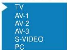 DUAL DTFT 272 - Menu Source AV - 2