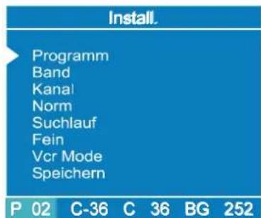 DUAL DTFT 272 - Programmauswahl - 1
