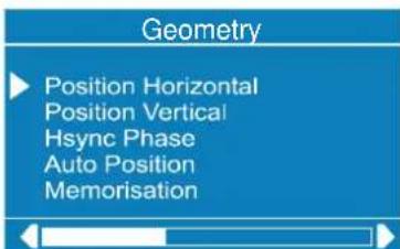 DUAL DTFT 272 - Menu Geometry: - 1