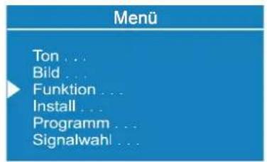 DUAL DTFT 272 - Das Menu „Funktion“ - 1