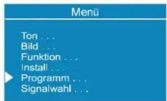 DUAL DTFT 272 - Das Menu „Programm“ - 1