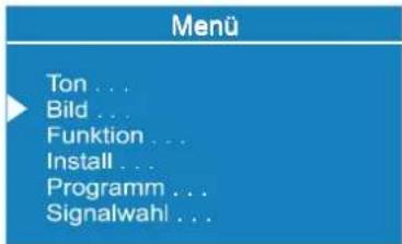 DUAL DTFT 272 - Das Menu „Bild“ - 1