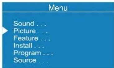 DUAL DTFT 272 - Picture Menu - 1