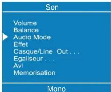 DUAL DTFT 272 - Selection du mode - 1