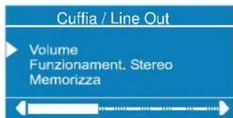 DUAL DTFT 272 - Impostazione volume Cuffia/Line Out - 1