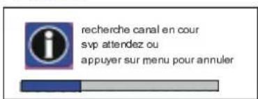 recherche canal en cour svp attendez ou appuyer sur menu pour annuler