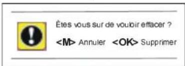 Êtes vous sur de vouloir effacer ? Annuler Supprimer
