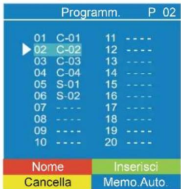 DUAL DTFT 221 - Menu programmi - 2