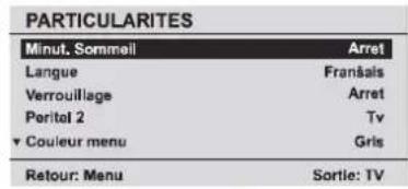 DUAL DTFT 203 - Description des Menu - 3