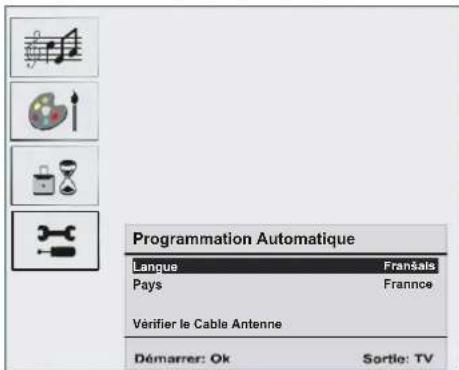 DUAL DTFT 203 - Pourmettre en marchela TV: - 1
