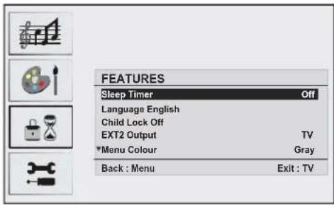 DUAL DTFT 203 - Features Menu - 1