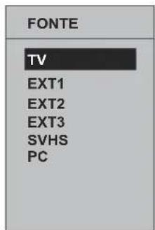 DUAL DTFT 203 - Sistema menu in modalità AV - 1