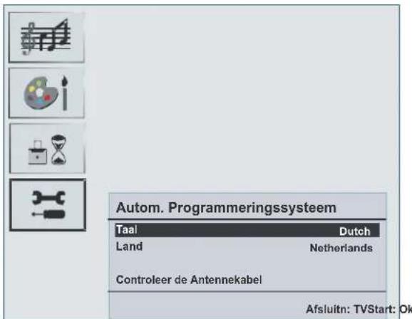 DUAL DTFT 203 - De TV inschakelen: - 1