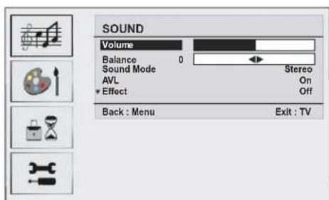 DUAL DTFT 203 - Sound Menu - 1