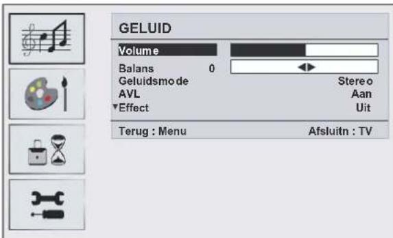 DUAL DTFT 203 - Sound Menu (Geluidsmenu) - 1