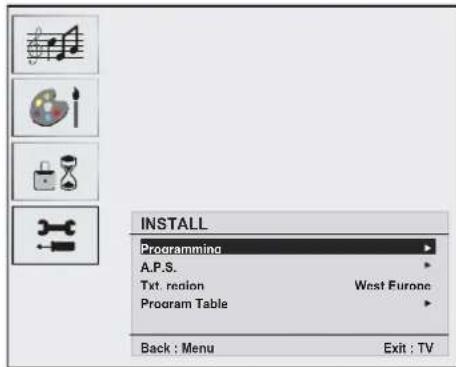DUAL DTFT 203 - Install Menu - 1