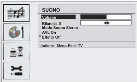 DUAL DTFT 203 - Menu suono - 1